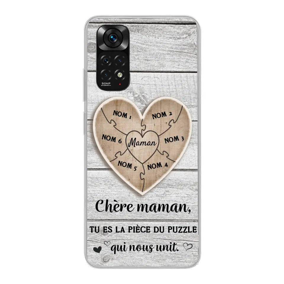 Puzzelstukje - Gepersonaliseerd telefoonhoesje