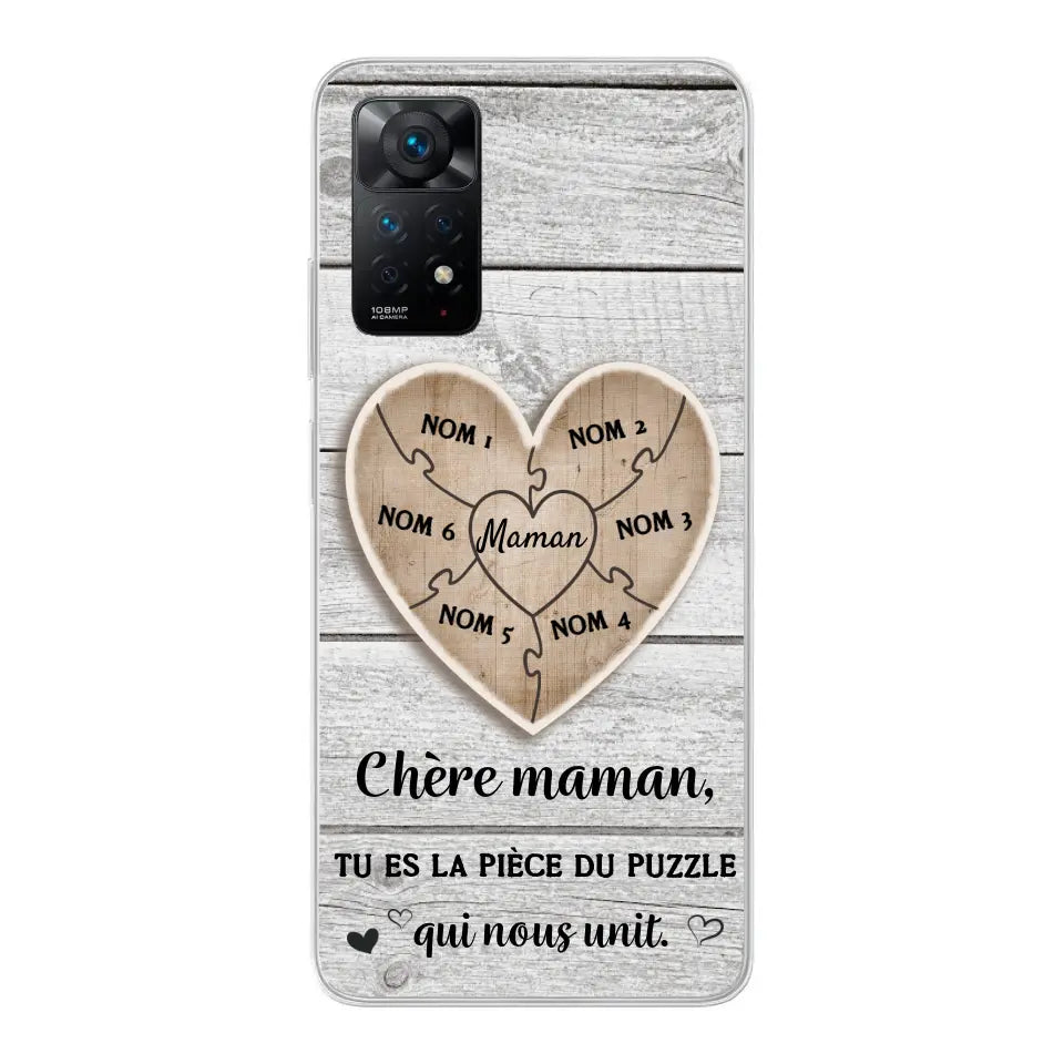 Puzzelstukje - Gepersonaliseerd telefoonhoesje