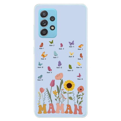 Prairie en papillons - Gepersonaliseerd telefoonhoesje