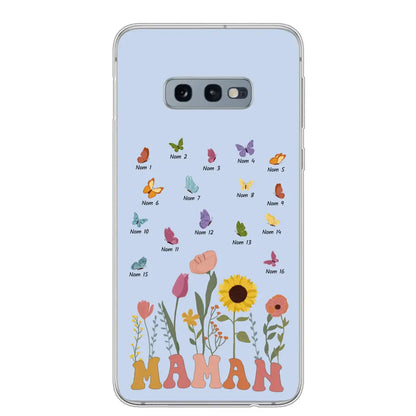 Prairie en papillons - Gepersonaliseerd telefoonhoesje