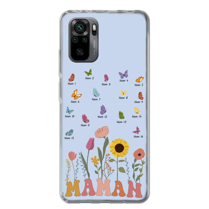 Prairie en papillons - Gepersonaliseerd telefoonhoesje