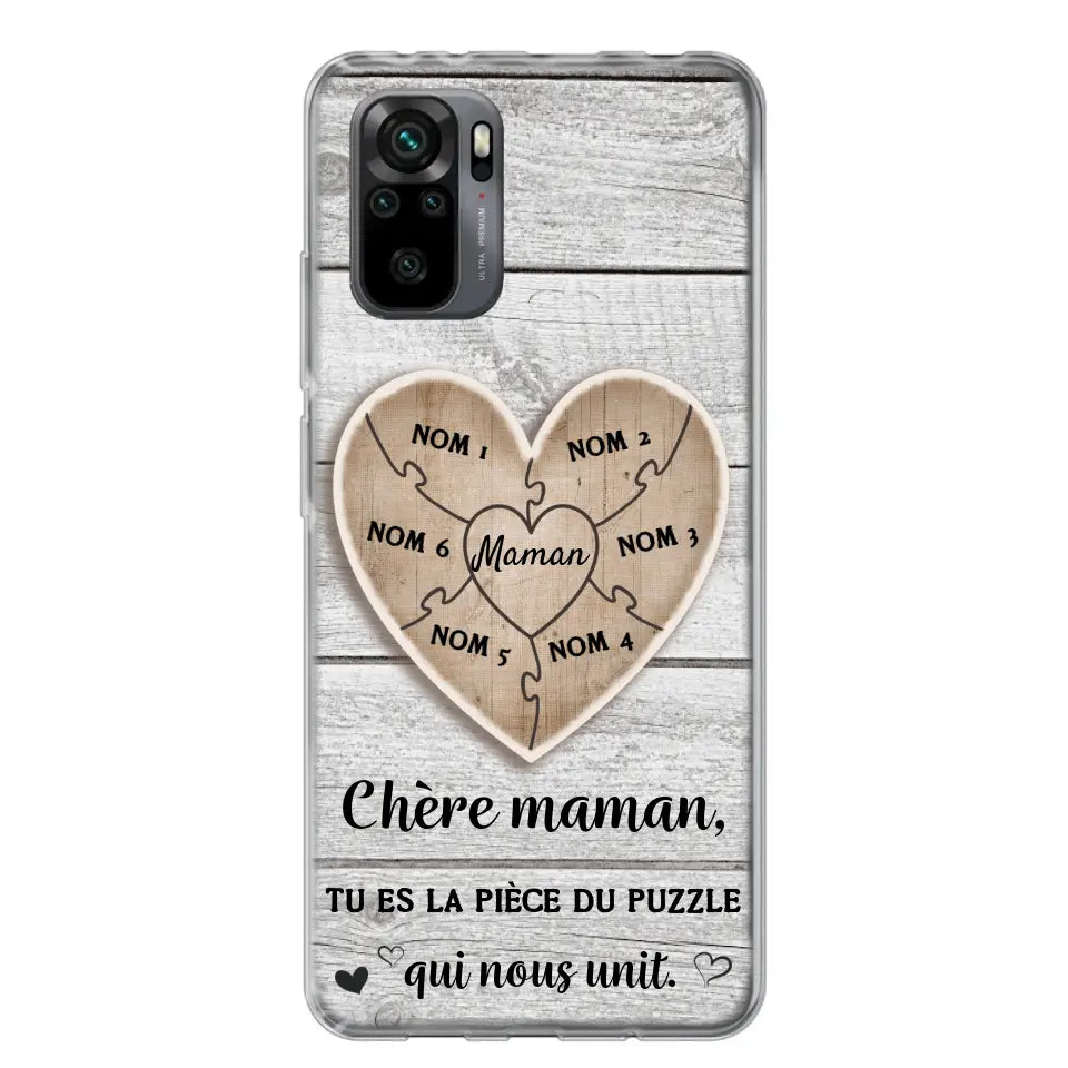 Puzzelstukje - Gepersonaliseerd telefoonhoesje