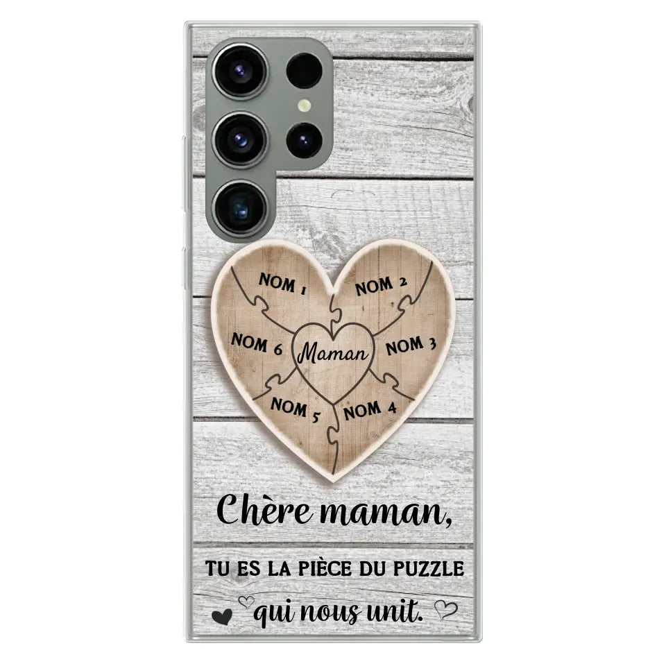 Puzzelstukje - Gepersonaliseerd telefoonhoesje