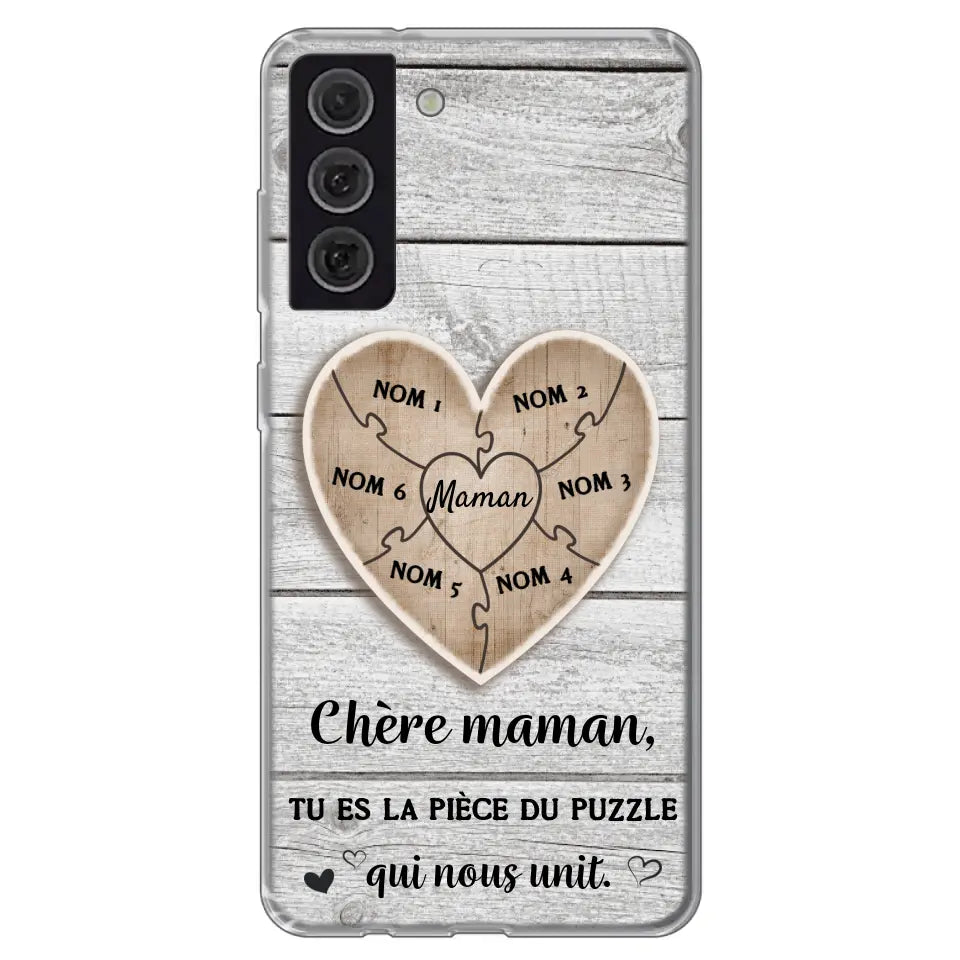 Puzzelstukje - Gepersonaliseerd telefoonhoesje