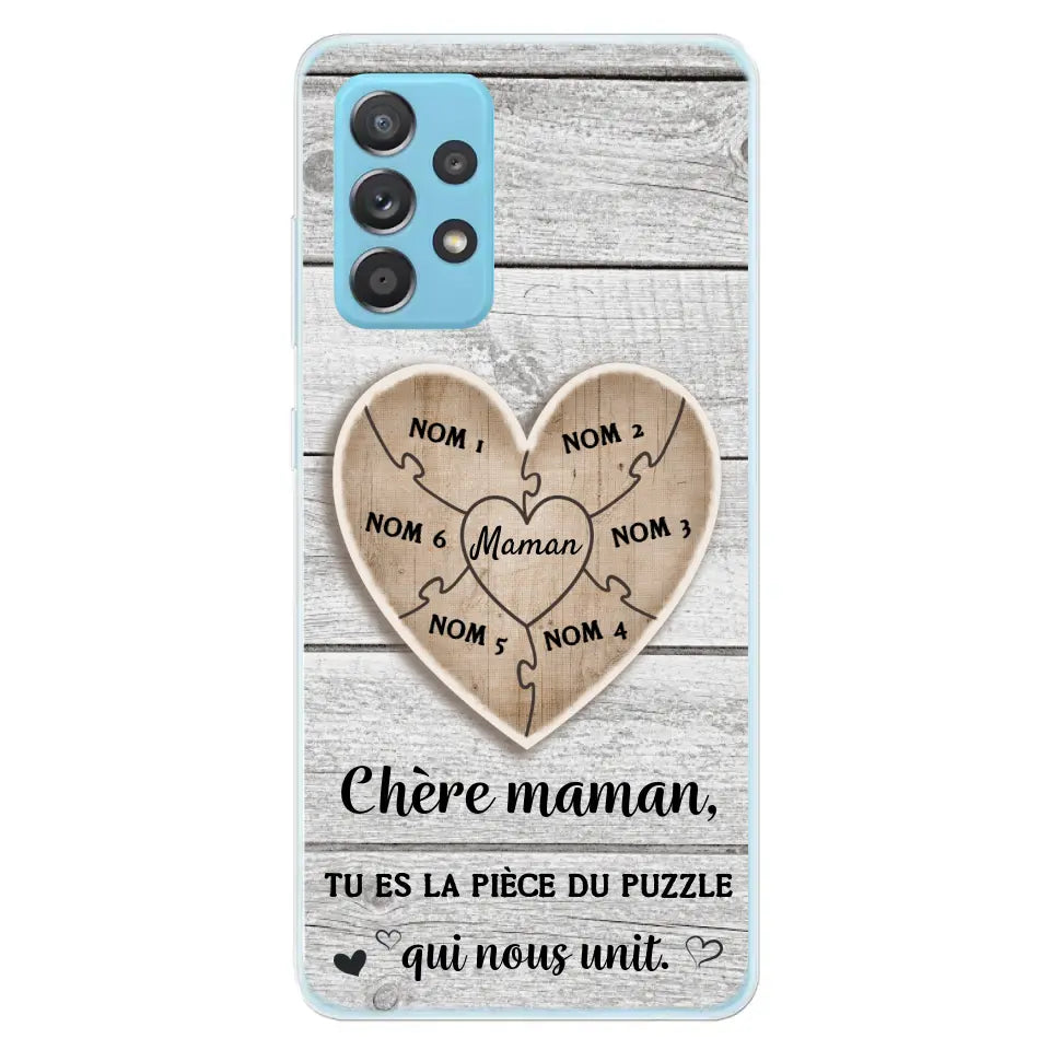 Puzzelstukje - Gepersonaliseerd telefoonhoesje
