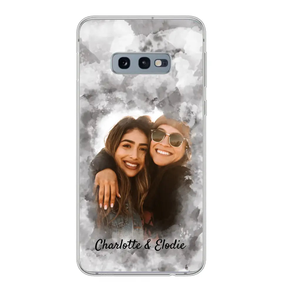 Jouw foto (stijl aquarel) - Gepersonaliseerd telefoonhoesje