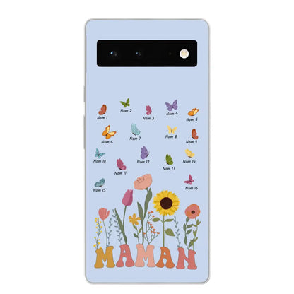 Prairie en papillons - Gepersonaliseerd telefoonhoesje