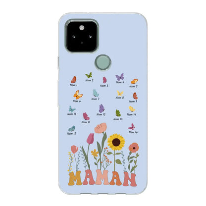 Prairie en papillons - Gepersonaliseerd telefoonhoesje