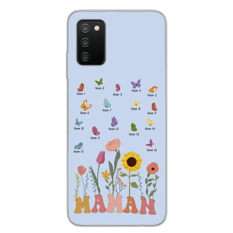 Prairie en papillons - Gepersonaliseerd telefoonhoesje