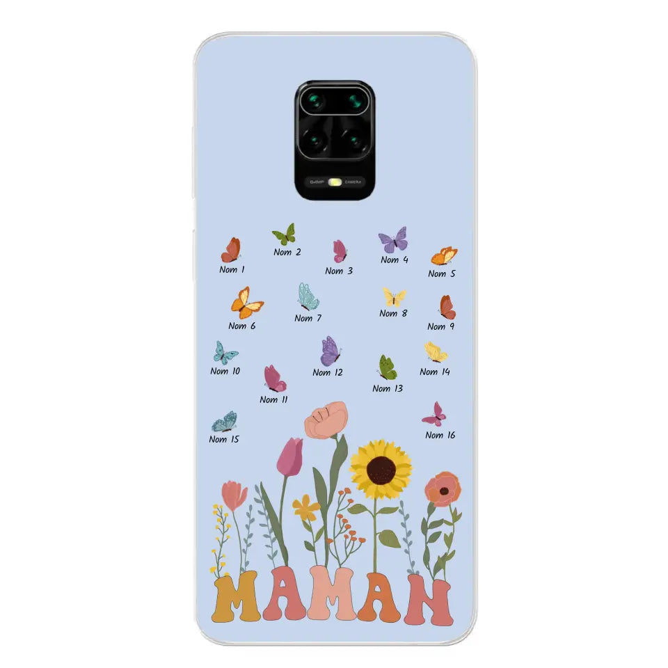 Prairie en papillons - Gepersonaliseerd telefoonhoesje