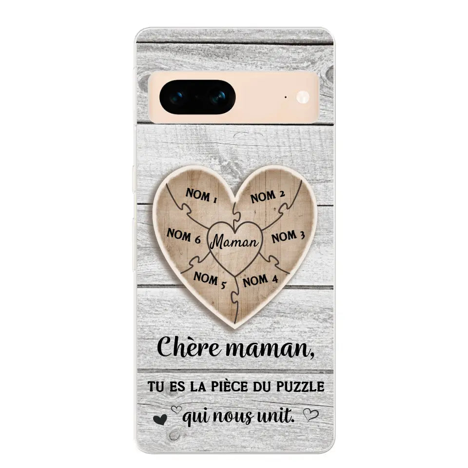 Puzzelstukje - Gepersonaliseerd telefoonhoesje