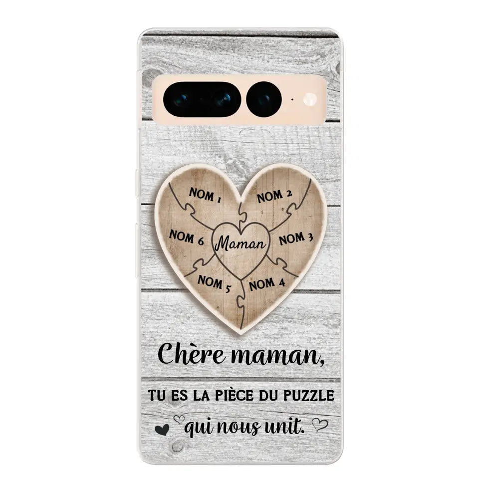 Puzzelstukje - Gepersonaliseerd telefoonhoesje