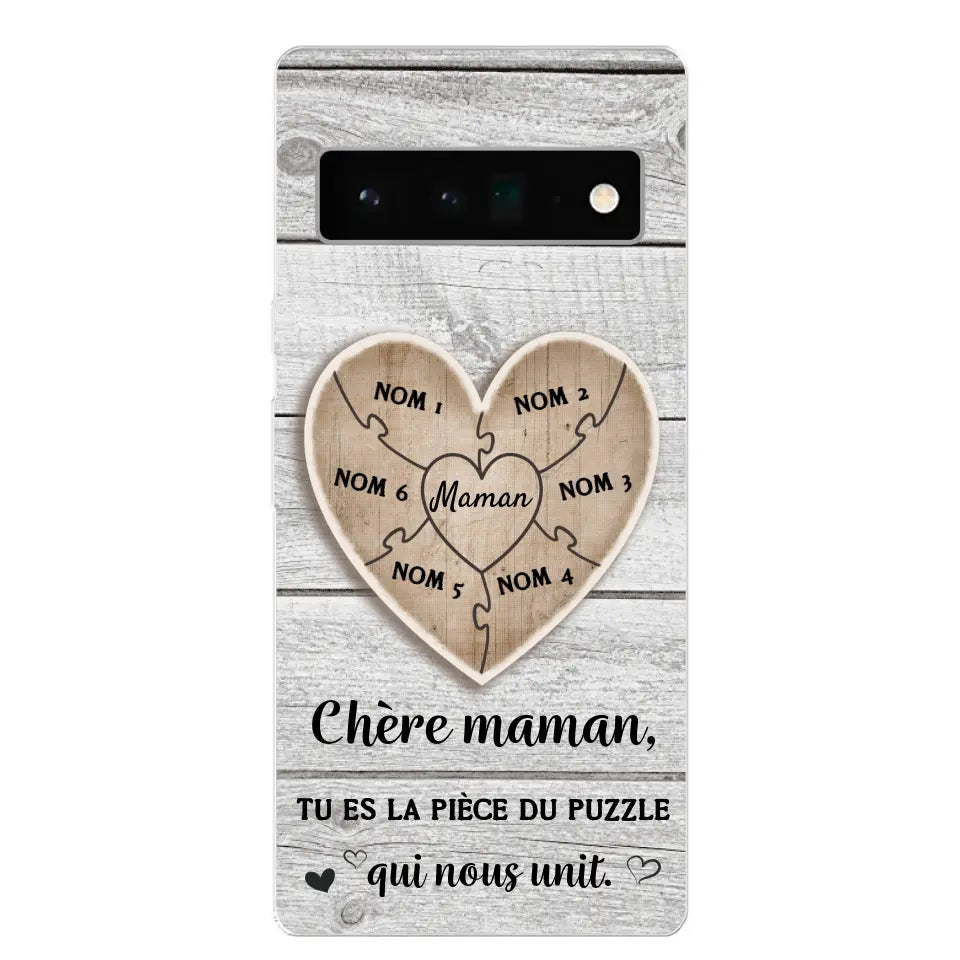 Puzzelstukje - Gepersonaliseerd telefoonhoesje