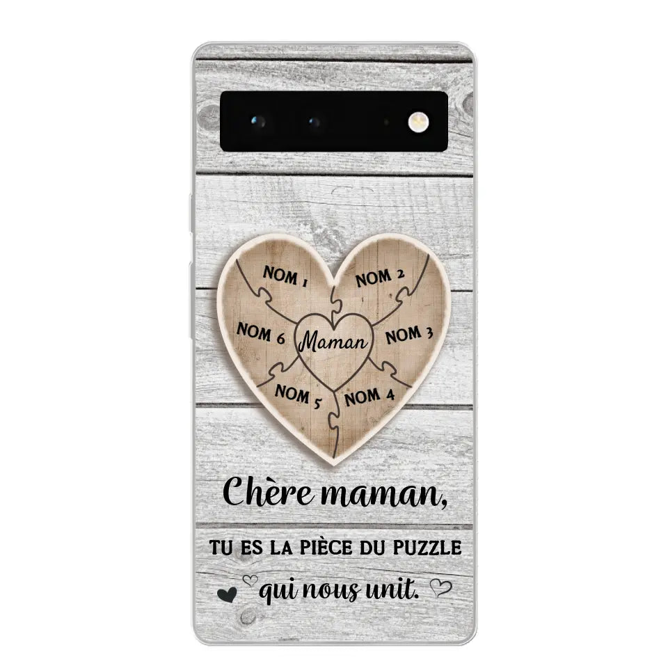 Puzzelstukje - Gepersonaliseerd telefoonhoesje