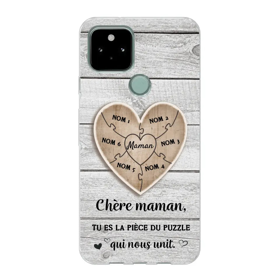 Puzzelstukje - Gepersonaliseerd telefoonhoesje