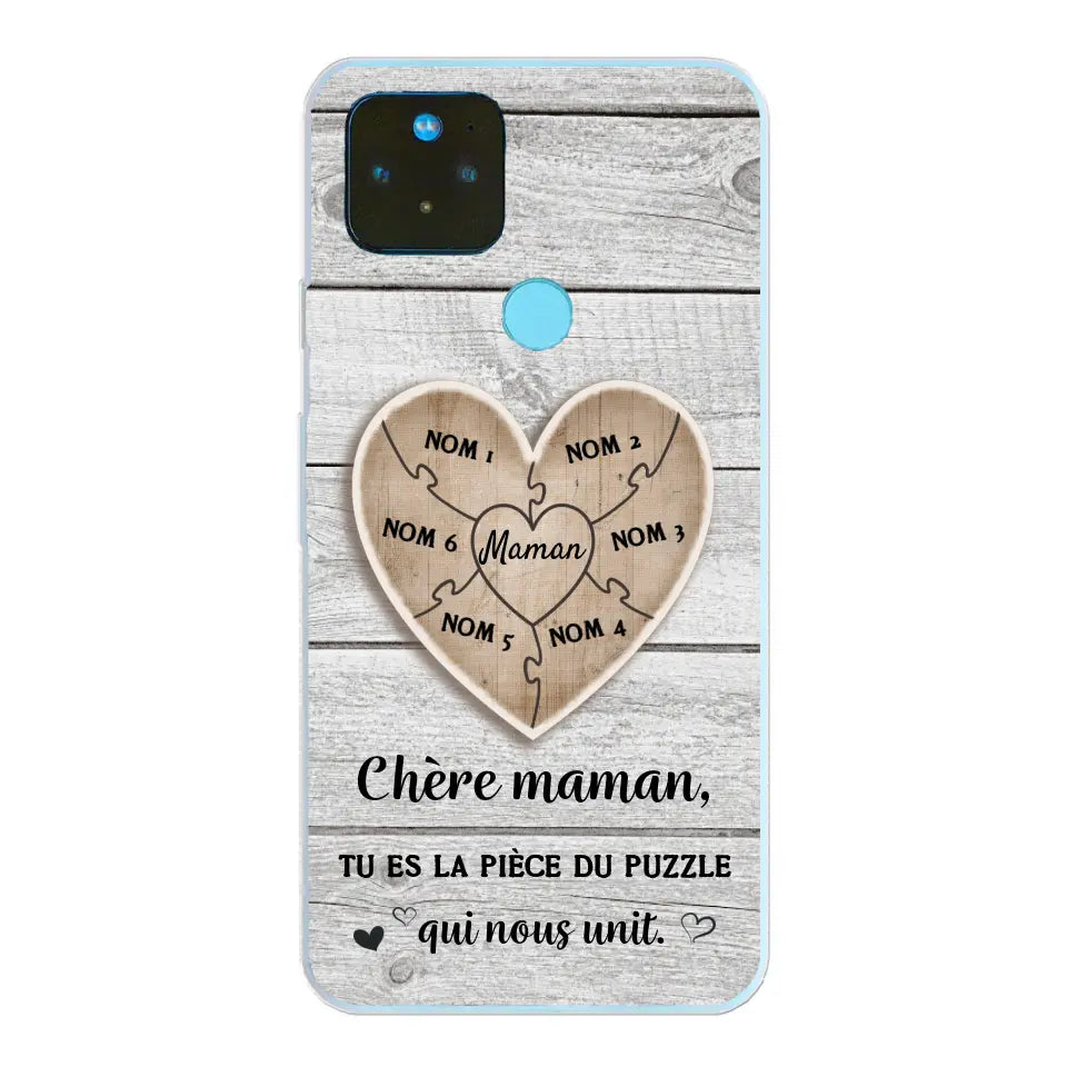 Puzzelstukje - Gepersonaliseerd telefoonhoesje