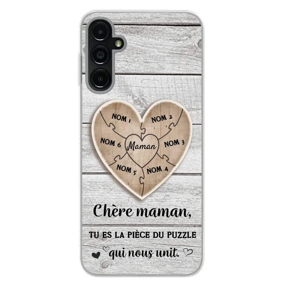 Puzzelstukje - Gepersonaliseerd telefoonhoesje