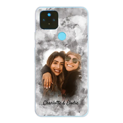 Jouw foto (stijl aquarel) - Gepersonaliseerd telefoonhoesje