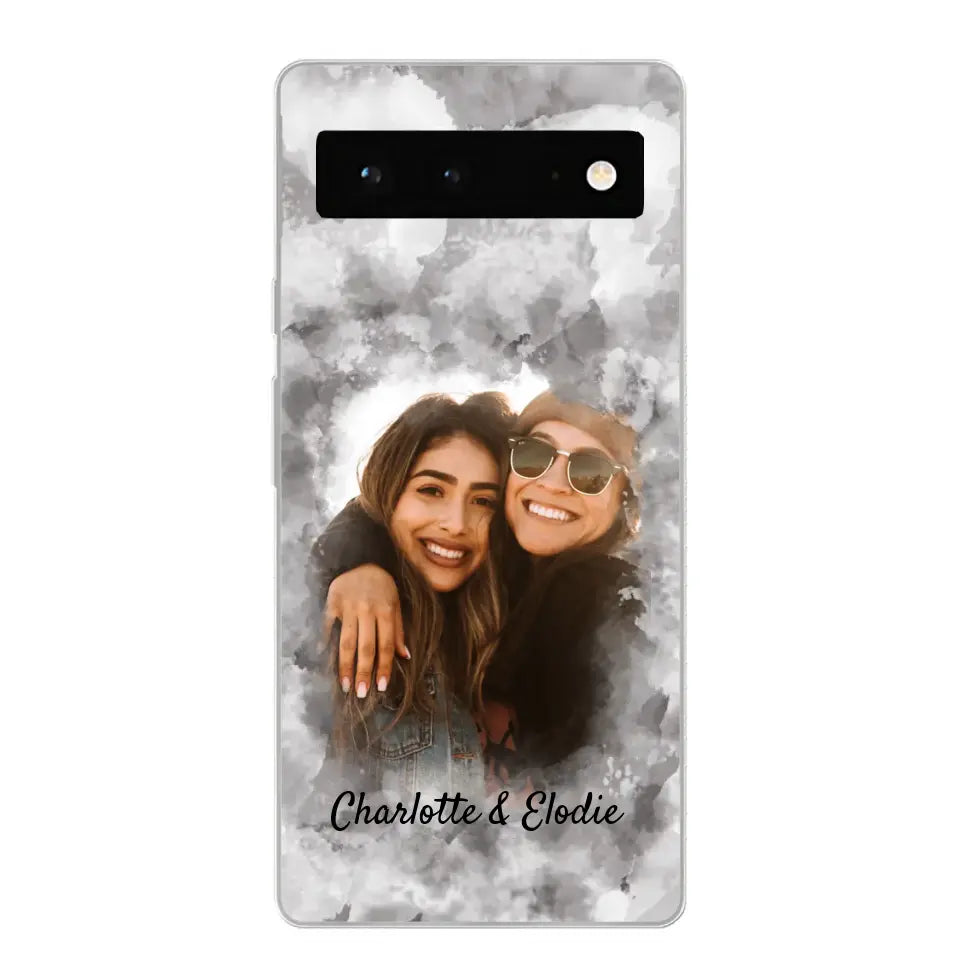 Jouw foto (stijl aquarel) - Gepersonaliseerd telefoonhoesje