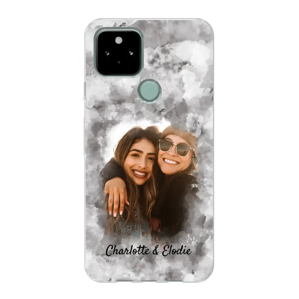 Jouw foto (stijl aquarel) - Gepersonaliseerd telefoonhoesje