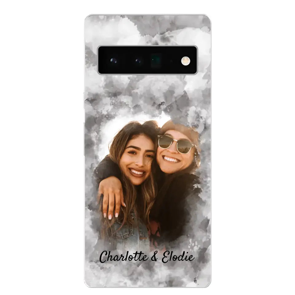 Jouw foto (stijl aquarel) - Gepersonaliseerd telefoonhoesje
