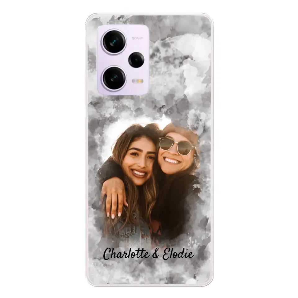 Jouw foto (stijl aquarel) - Gepersonaliseerd telefoonhoesje