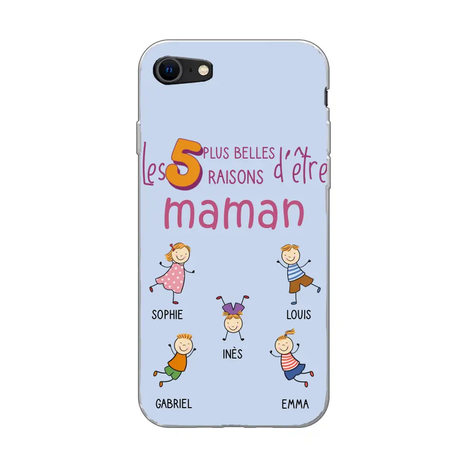 Les plus belles raisons - Gepersonaliseerde telefoonhoesje