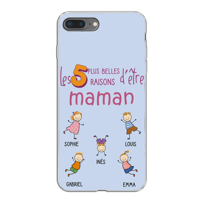 Les plus belles raisons - Gepersonaliseerde telefoonhoesje