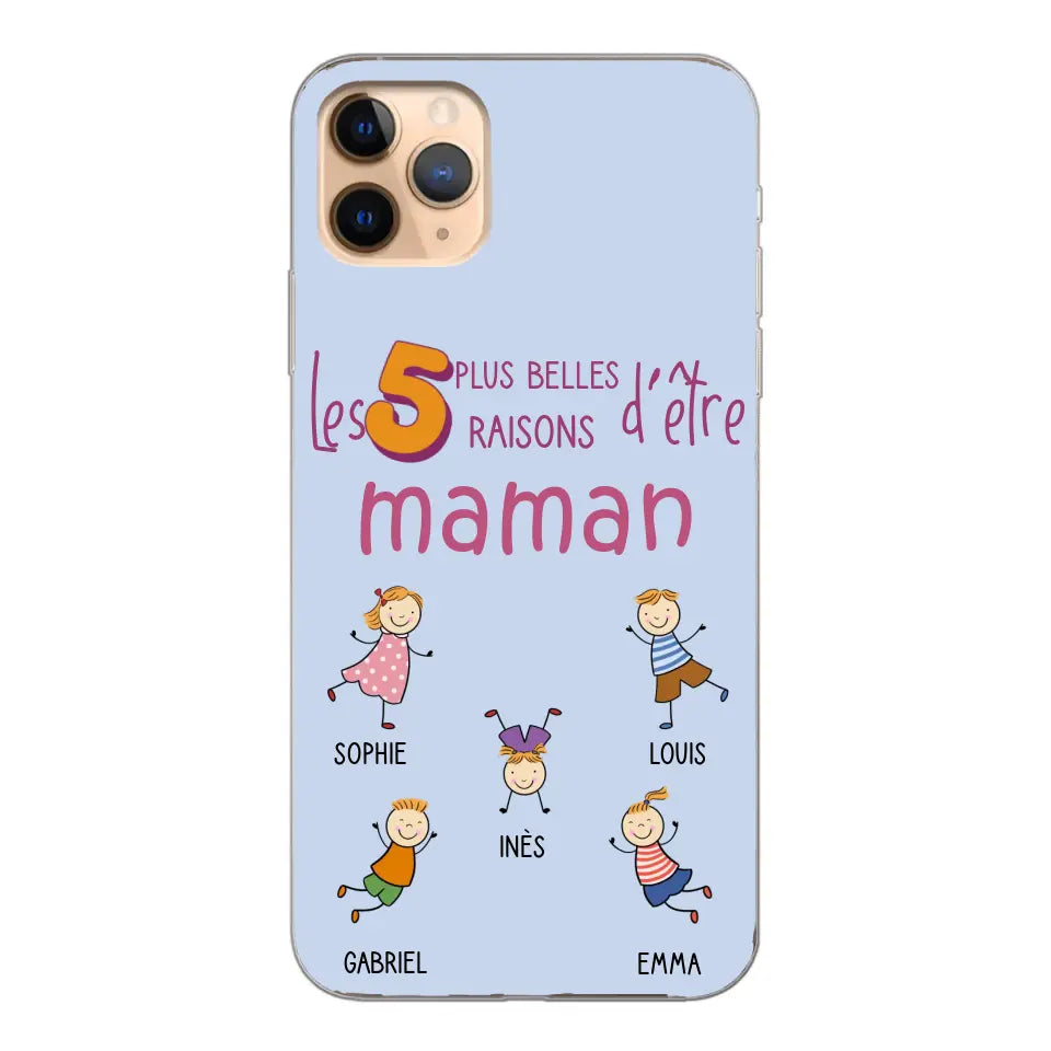 Les plus belles raisons - Gepersonaliseerde telefoonhoesje