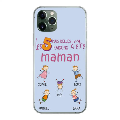 Les plus belles raisons - Gepersonaliseerde telefoonhoesje