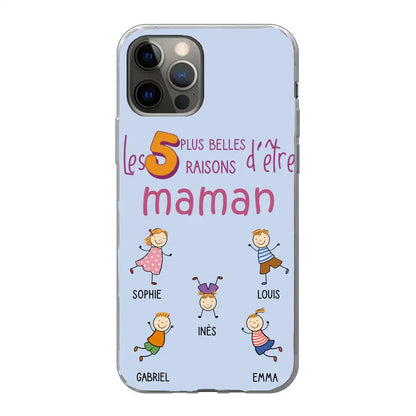 Les plus belles raisons - Gepersonaliseerde telefoonhoesje