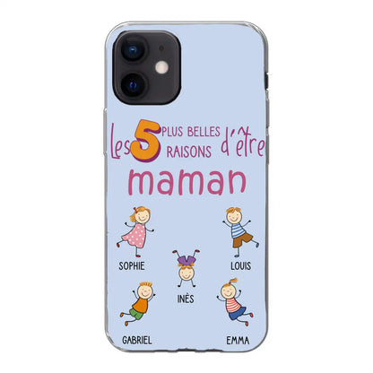 Les plus belles raisons - Gepersonaliseerde telefoonhoesje