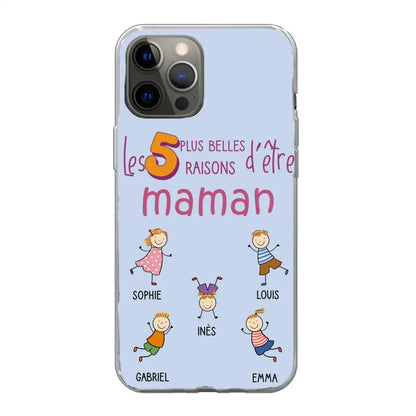 Les plus belles raisons - Gepersonaliseerde telefoonhoesje