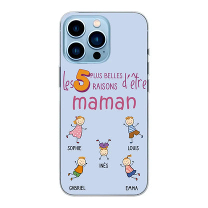 Les plus belles raisons - Gepersonaliseerde telefoonhoesje