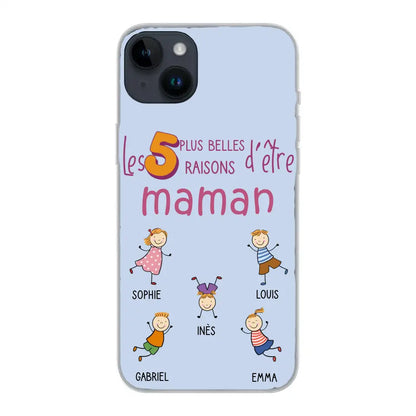 Les plus belles raisons - Gepersonaliseerde telefoonhoesje