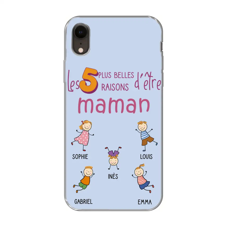 Les plus belles raisons - Gepersonaliseerde telefoonhoesje