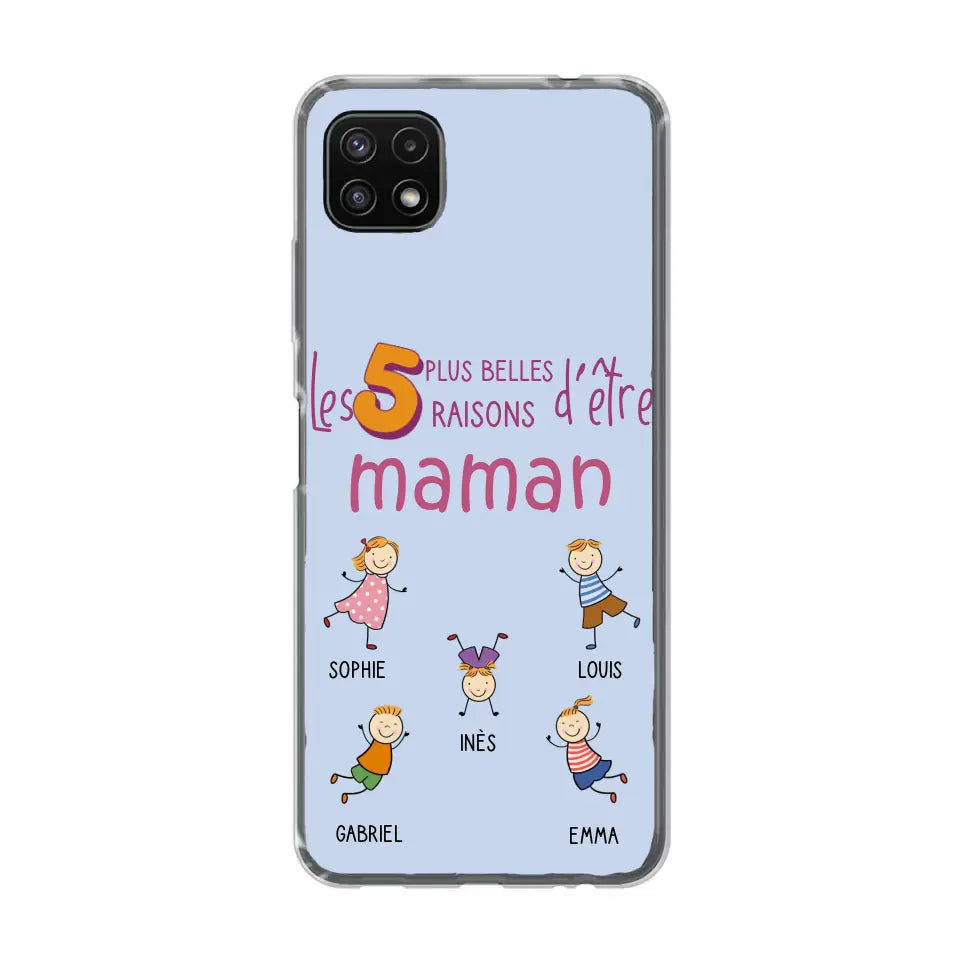 Les plus belles raisons - Gepersonaliseerde telefoonhoesje