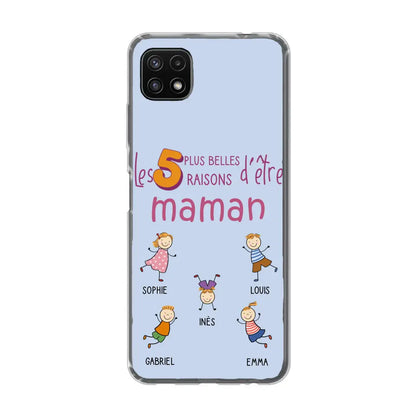 Les plus belles raisons - Gepersonaliseerde telefoonhoesje
