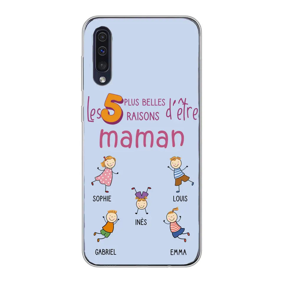 Les plus belles raisons - Gepersonaliseerde telefoonhoesje