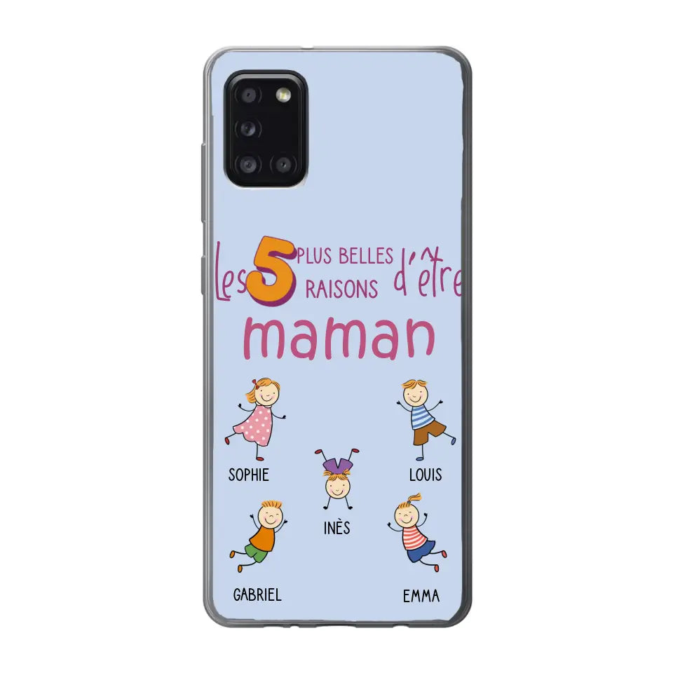 Les plus belles raisons - Gepersonaliseerde telefoonhoesje