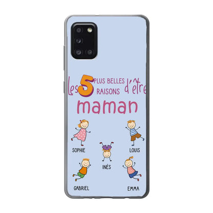 Les plus belles raisons - Gepersonaliseerde telefoonhoesje