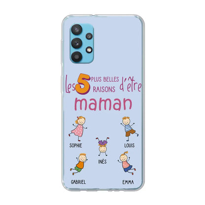 Les plus belles raisons - Gepersonaliseerde telefoonhoesje