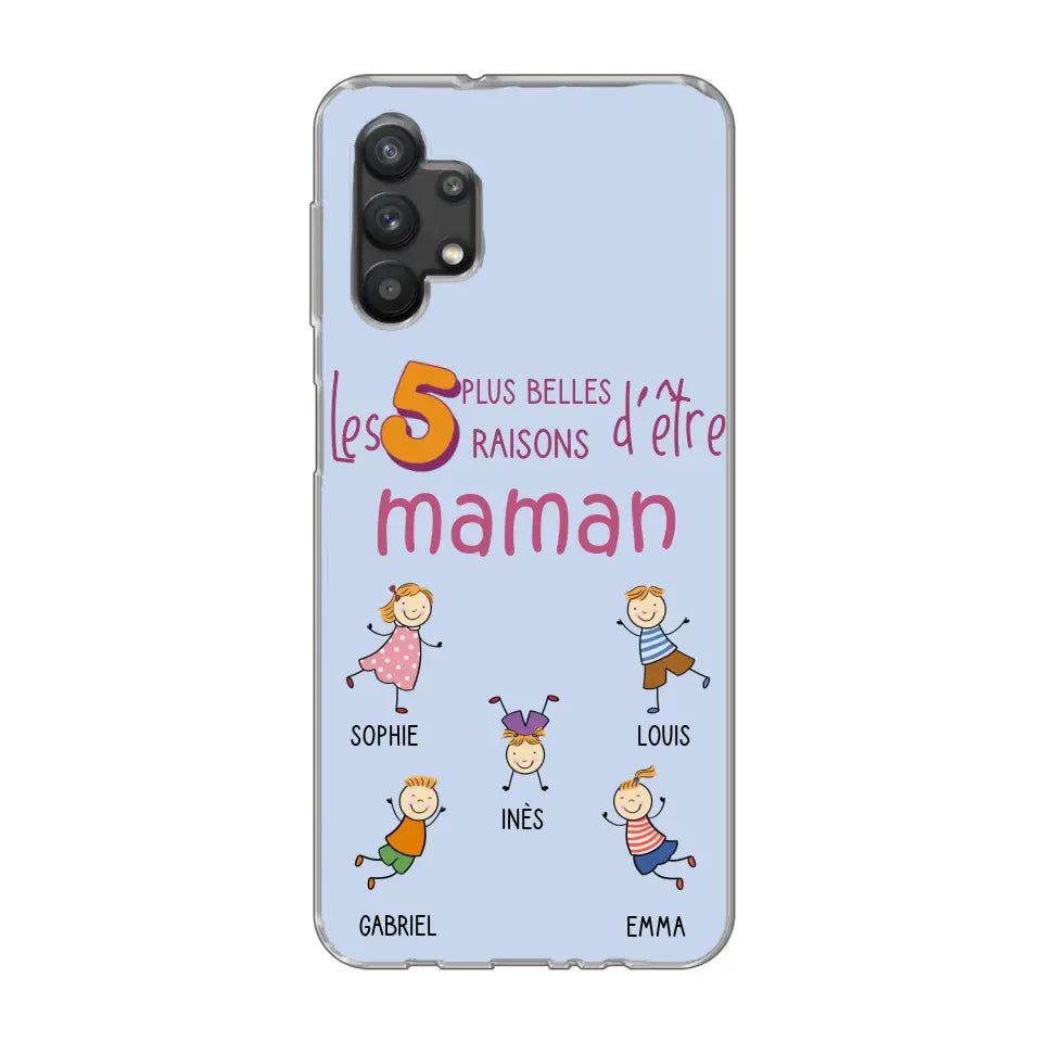 Les plus belles raisons - Gepersonaliseerde telefoonhoesje