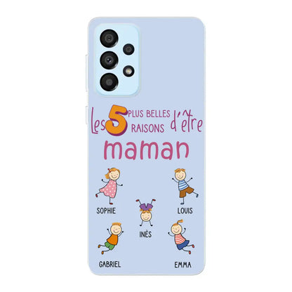 Les plus belles raisons - Gepersonaliseerde telefoonhoesje