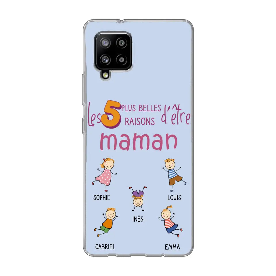 Les plus belles raisons - Gepersonaliseerde telefoonhoesje