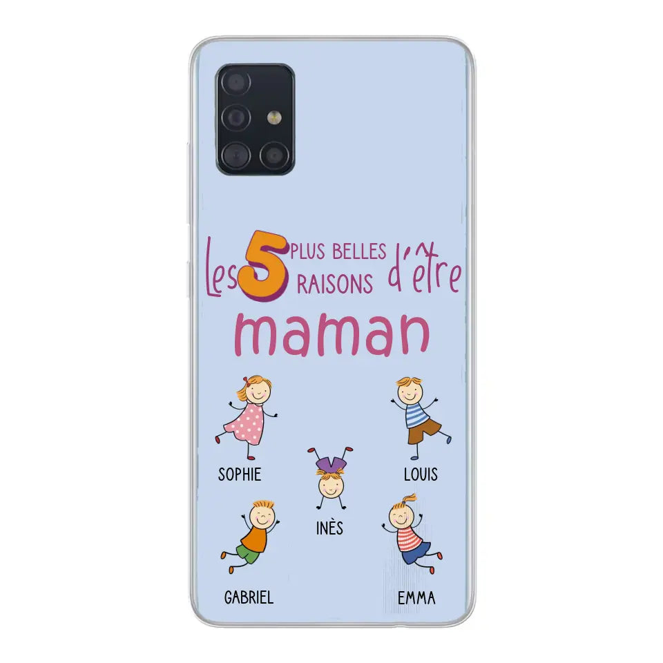Les plus belles raisons - Gepersonaliseerde telefoonhoesje