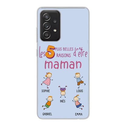 Les plus belles raisons - Gepersonaliseerde telefoonhoesje