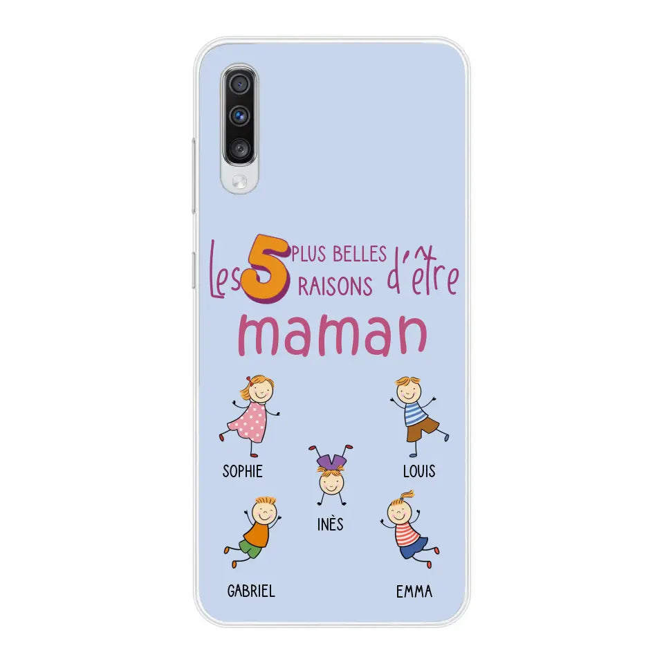 Les plus belles raisons - Gepersonaliseerde telefoonhoesje