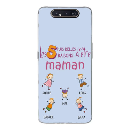 Les plus belles raisons - Gepersonaliseerde telefoonhoesje