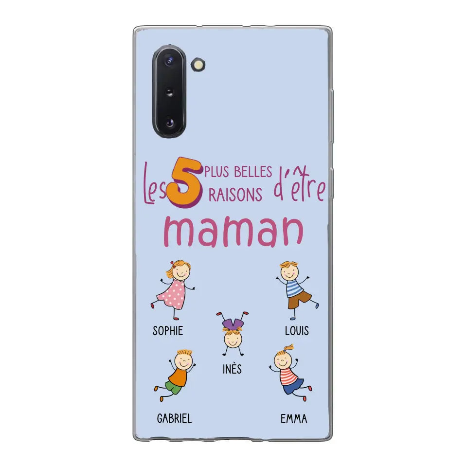 Les plus belles raisons - Gepersonaliseerde telefoonhoesje